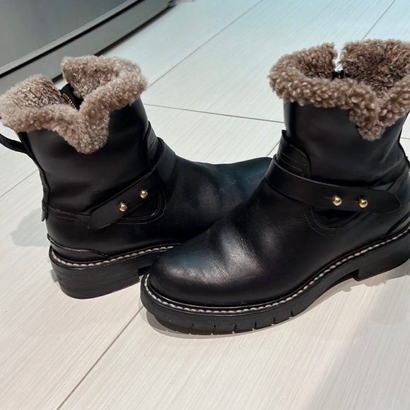 Rag & Bone
Ashford Fur-Lined Moto Boot, Black - Picture 1 of 8